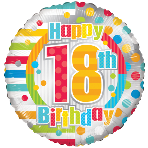 Happy Birthday 18 - Gekleurd