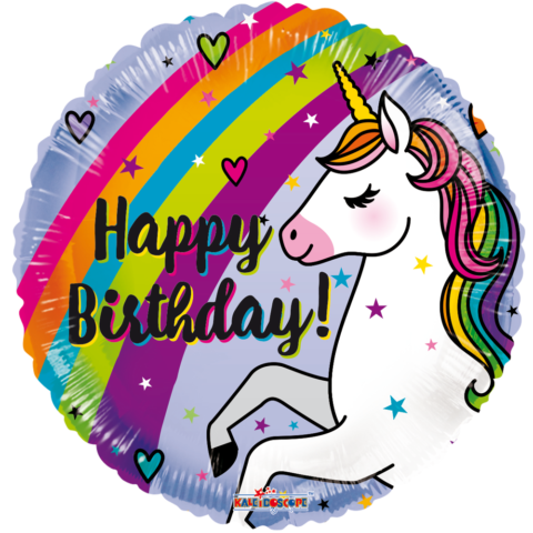 Happy Birthday unicorn rainbow