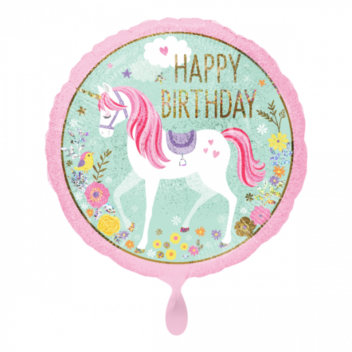 Happy Birthday - Unicorn Glitter