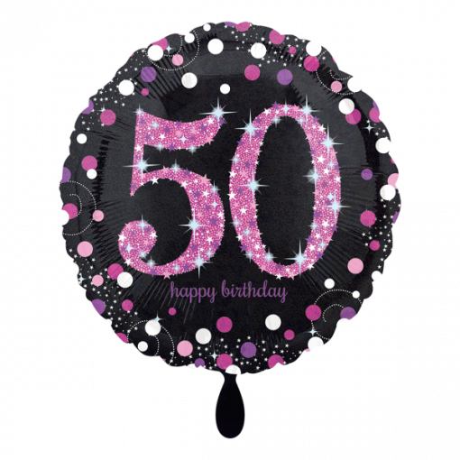 Happy Birthday - Pink 50