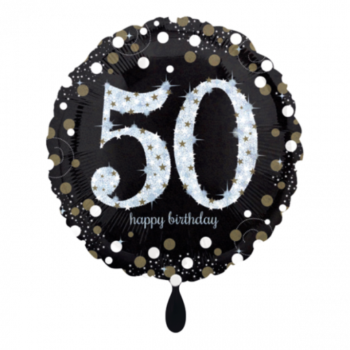 Happy Birthday - Black/Gold 50