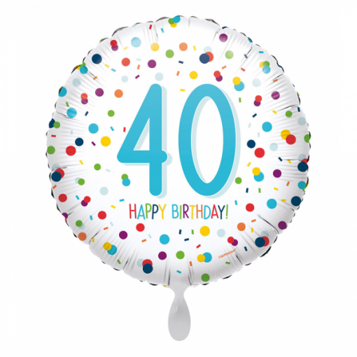 Happy Birthday- Polka dot 40